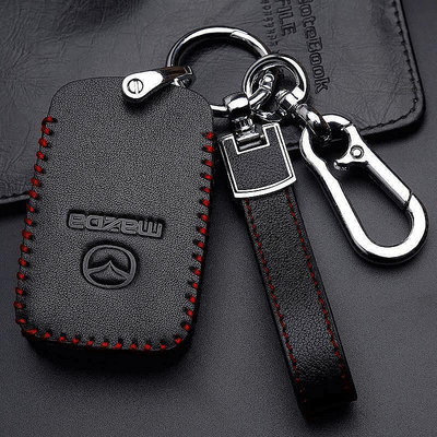 【熱賣精選】馬自達3卡片式鑰匙套Mazda鑰匙圈、鑰匙保護套CX9、MX5鑰匙包Mazda鑰匙扣2鍵3鍵  精品