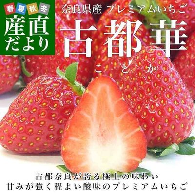 正統日本草莓種子. 奈良古都華草莓 (古都華3L-4L)　*草莓種子12粒/袋