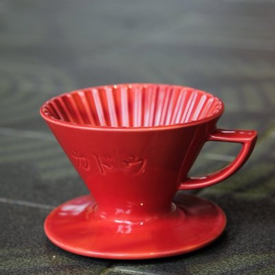 龐老爹咖啡 珈果紅 Kalita KADOU M1 HASAMI 波佐見焼 錐型 陶瓷濾杯 星芒濾杯 1~2人份 日本製
