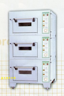 鑫忠廚房設備-餐飲設備：三層三皿電烤箱-賣場有快速爐 西餐爐 攪拌機 工作檯