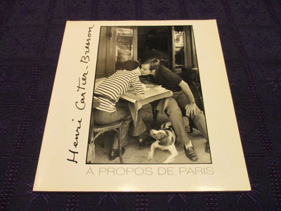 【三米藝術二手書店】《A PROPOS DE PARIS》Henri Cartier-Bresson 布列松 攝影集