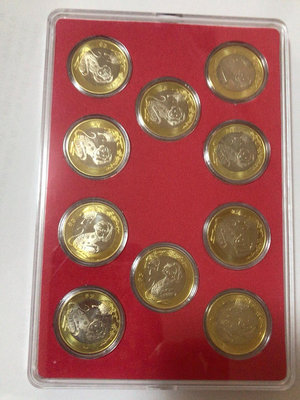 【二手】 2016年猴年紀念幣生肖猴流通紀念幣全新保真10個猴年生肖1127 紀念幣 硬幣 錢幣【經典錢幣】
