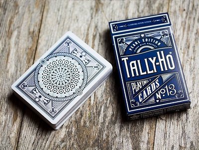 [808 MAGIC]魔術道具 PEARL TALLY HO 藍盒 PLAYING CARDS