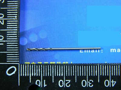 直徑1.0MM 小電鑽鑽頭 1mm 直柄 麻花鑽頭 微型電鑽鑽頭 (10個一拍) W87 [76933]
