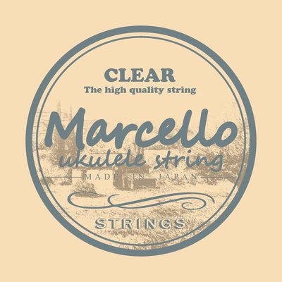 原廠包裝 日本 Marcello string standard 21吋烏克麗麗專用套弦 透明 CS