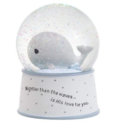 歐洲進口 鯨魚音樂水晶球 音樂盒水晶球可愛鯨魚造型搖籃曲水晶球 造型音樂盒雪花玻璃球 3405A