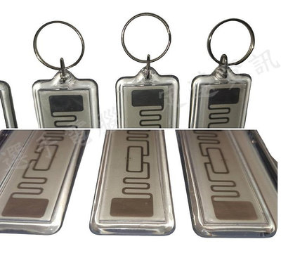 ETC eTag 鑰匙圈 車道 門禁 EPC COPY 電子標籤 載具 雙片 透明 壓克力 吊飾/吊墜/裝飾 汽機車