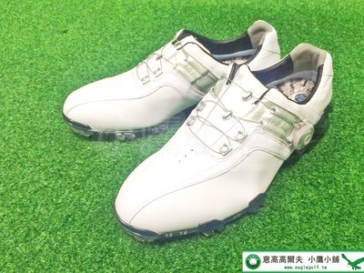 [小鷹小舖] Mizuno Golf GENEM 51GM1400 美津濃 高爾夫 有釘鞋 人工皮革 boa 穩定性強