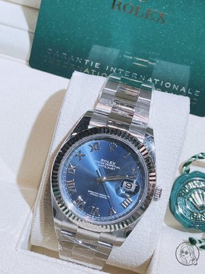 【Q小姐的玩錶瘋】Rolex勞力士 126334羅馬藍面 🔺2023全新品