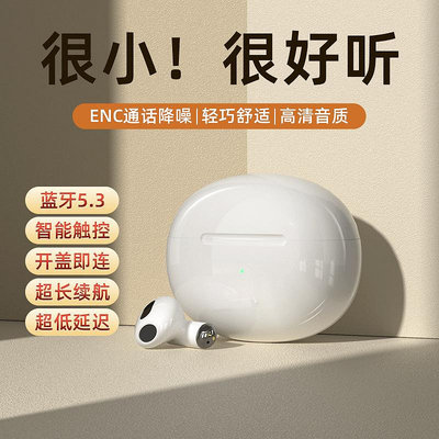 家菖商贸 跨境爆品耳機 適用蘋果安卓tws耳機真ENC通話降噪 運動跑步耳機
