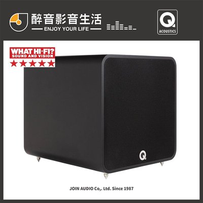 【醉音影音生活】英國 Q Acoustics QB12 (消光黑) 12吋主動式超低音喇叭/重低音.公司貨