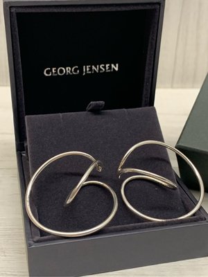 喬治傑生 Georg jensen 純銀掛式耳環