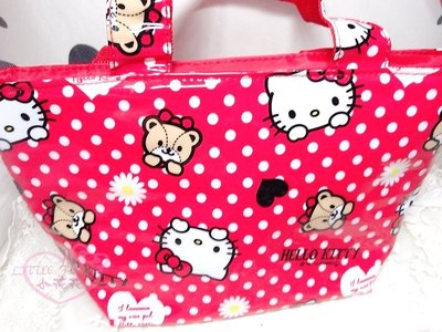 ♥小公主日本精品♥ Hello Kitty 凱蒂貓 防水便當袋 保溫保冷保冰袋 餐袋 手提袋42169604