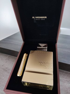 Yuan`s 『 品味生活』~ Al Haramain Amber Oud Gold Extreme 琥珀黃金 展示瓶