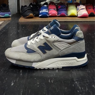 New Balance nb 998 美國製 美製 M998CSEF made in U.S.A. 白色 米白色 藍色現貨潮鞋