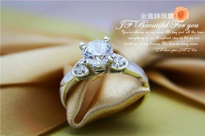 1克拉 結婚手工鑽戒 客製鑽石戒指 鑽石 裸鑽 鑽石結婚對戒 鑽戒 GIA 一克拉 JF金進鋒珠寶JSA1001