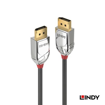 LINDY 林帝 CROMO LINE DISPLAYPORT 1.4版 公 TO 公 傳輸線 0.5M 36300