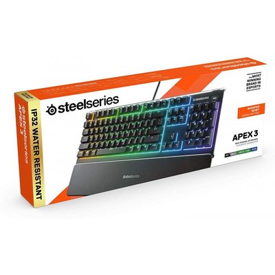 SteelSeries 賽睿 Apex 3 薄膜 防水 中文鍵盤【板橋魔力】