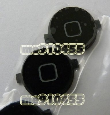 [全新]  iPhone 4S 4GS Home鍵 Home按鍵 返回鍵 外部按鈕  黑色 白色( DIY 維修 更換 零件)