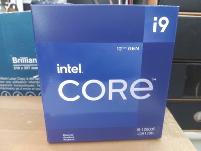 【電腦天堂】INTEL I9-12900F 空盒 不含CPU