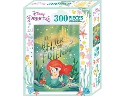 迪士尼公主300片盒裝拼圖：小美人魚 (L) 4714809835591 根華 (購潮8) Disney 小美人魚