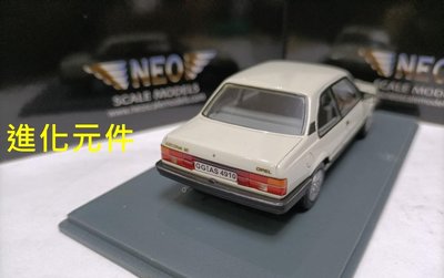 Neo 1 43 歐寶雙門樹脂仿真轎跑車模型 Opel Ascona C GT 1976 白