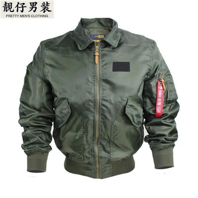 上海物語 2020外貿秋季薄款歐碼新款復刻飛行服夾克男復古飛行員外套男-靚仔男裝