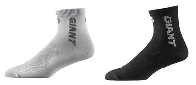 公司貨 捷安特 GIANT ALLY 吸濕排汗 自行車短襪 運動襪 黑、白2色 1雙入