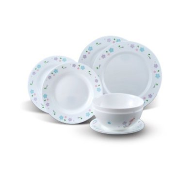 ARCOPAL 櫻花強化餐盤八件組 SP-2303 碗盤 餐盤 瓷碗 瓷盤 盤子 碗 餐具組 廚房用品