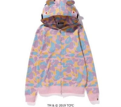 A BATHING APE BAPE × CARE BEARS HOODIE 日本限定版猿人 帽 Tee S