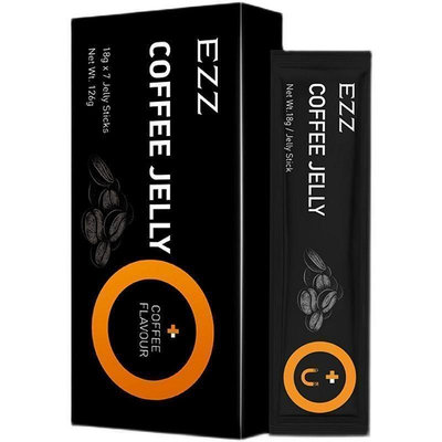 美樂 買三送一EZZ果凍酵素新版黑咖啡（18g *7條）