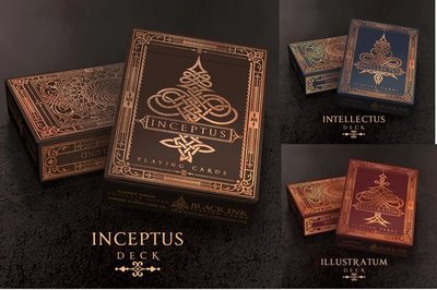 【USPCC撲克】Inception-Illustratum紅/Intellectus藍/Inceptus咖啡 play