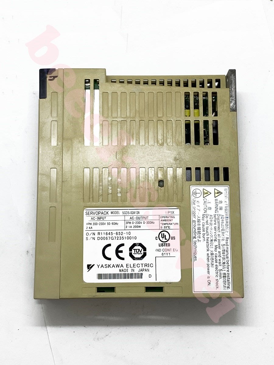 SGDS-02A12A 標200W YASKAWA SERVOPACK 控制器A995 | Yahoo奇摩拍賣