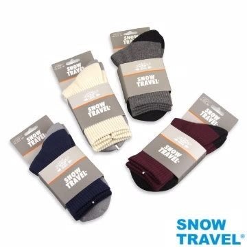 SNOW TRAVEL 高級 美麗諾 羊毛襪 抗寒 零下20度 保暖 告別 雙腳冰冷 L 號 (1入) AR-59