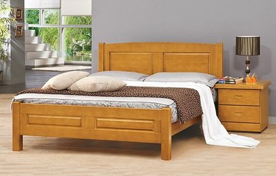 [ 家事達 ]OA-883-3 東尼5尺松木雙人床(實木床板) 特價 限送中部