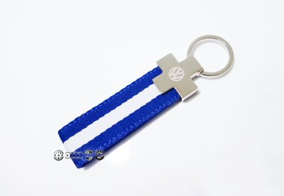 VW 福斯 藍 白 鑰匙圈 鑰匙扣 GOLF4 5 6 7 7.5 GTI PASSAT CC POLO LUPO