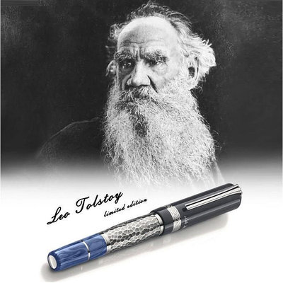 【筆墨精品】（無盒裝） MONTBLANC TEST 原子筆 Leo Tolstoy 萬寶龍托爾斯泰 簽字筆/ 單筆 無盒