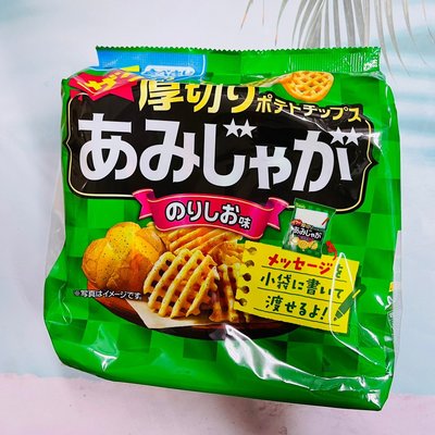 日本 Tohato東鳩 5袋入 海苔鹽味 網狀 厚切 洋芋片 85g