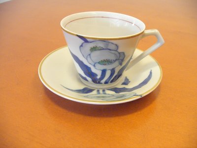 日本製 YAMAKA陶器 山茶花圖柄杯組 1客/2pcs