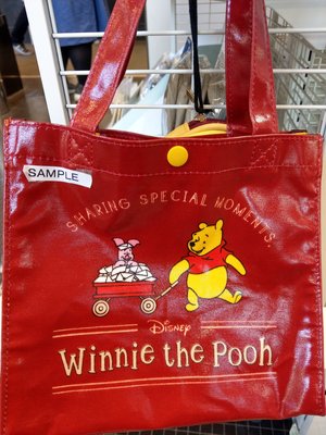 ***日本帶回***日本郵局限定 Winnie the Pooh小熊維尼 便當袋 手提袋 ❤❤❤♪☆♪