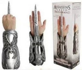 刺客信條武器 Assassin’s Creed 1/1 COSPLAY道具 袖中箭 袖劍 神刃可彈射 盒裝