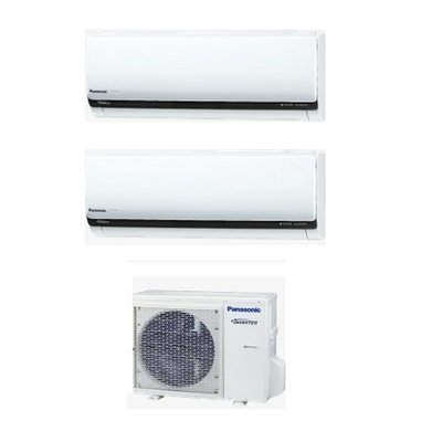 Panasonic ECO NAVI 一對二變頻冷專 CS-LJ22BA2+CU-LJ40BA2/CU-2J63BCA2