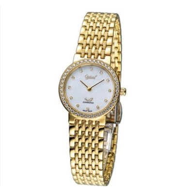 可議價 Ogival 愛其華 女 薄型奢華真鑽 石英腕錶 (385-022DL) 25mm