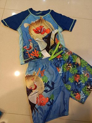 Disney Nemo泳衣泳褲全套 防曬衣 海灘褲 沙灘褲 外穿款 衝浪褲 3T