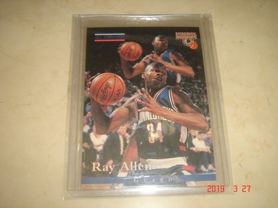 美國職籃 NBA Bucks Ray Allen 1996 Score Board  #84 球員卡