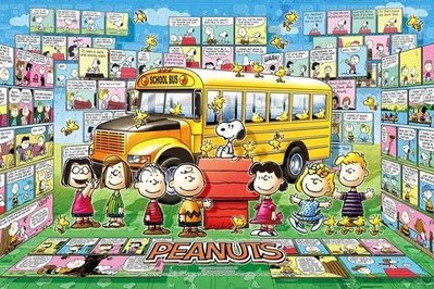 拼圖專賣店 日本進口拼圖 12-515(1000片拼圖 史努比 Snoopy 漫畫的歷史)