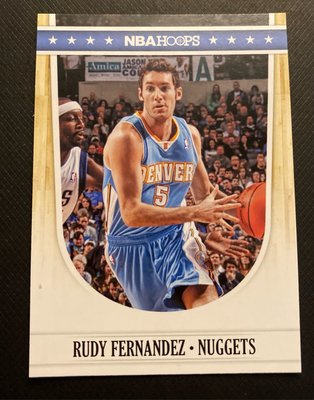2011-12 NBA Hoops Base #40 Rudy Fernandez