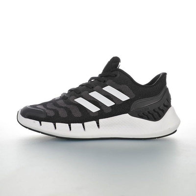 ADIDAS CLIMACOOL 2020 M 清風系列超輕量男女生休閒運動慢跑鞋「黑白」FW1229