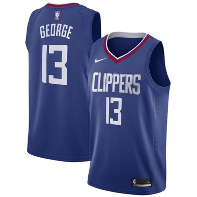 保羅·喬治(Paul George)NBA全明星賽球衣 快艇隊 13號 藍色