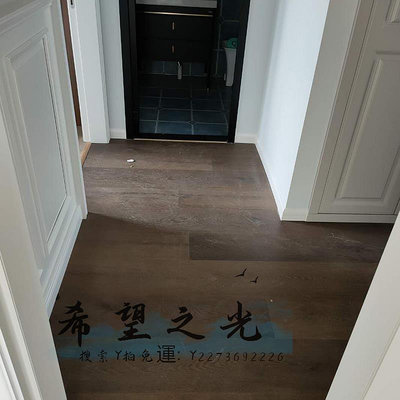 地板龍葉WPC-21美式家用防水石晶SPC石塑地暖PVC復合木地板鎖扣式10mm